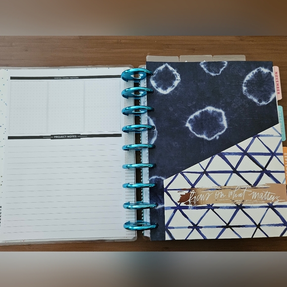 Happy Planner (2021) with Project & Expense Trackers, 3 Dashboards, Metal Discs - Picture 6 of 16
